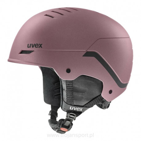 KASK NARCIARSKI UVEX WANTED BRAMBLE BLACK STRIP MAT