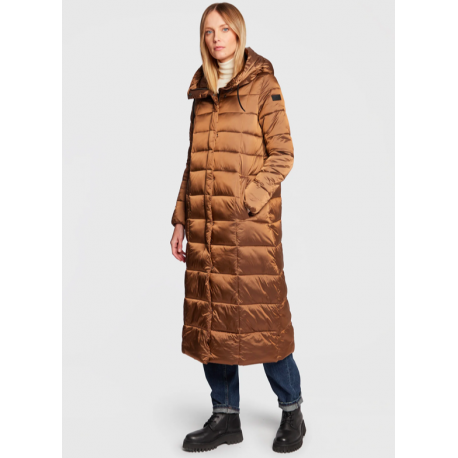 Płaszcz puchowy CMP Brązowy Regular Fit