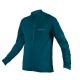 Bluza rowerowa męska Endura Singletrack Thermal FZ barra blue
